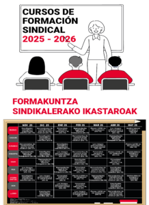 Formación sindical 2025-2026