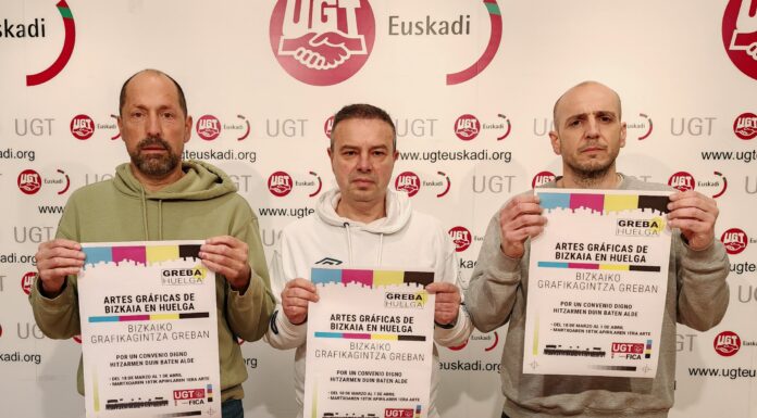 UGT llama a la huelga en Artes Gráficas ante el bloqueo patronal de la negociación