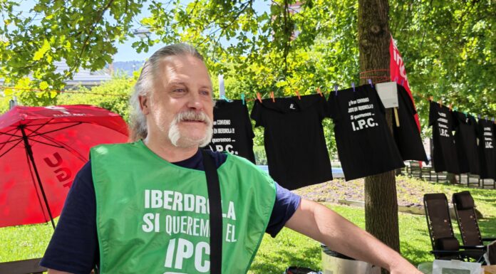 UGT denuncia las maniobras de Iberdrola para trata de acallar a la plantilla tras 72 horas apostados frente a la sede de la eléctrica
