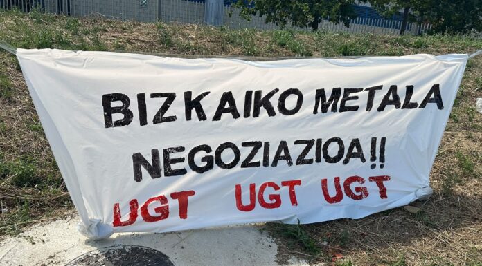 UGT solicita a la patronal FVEM una negociación real para superar el bloqueo del Metal en Bizkaia