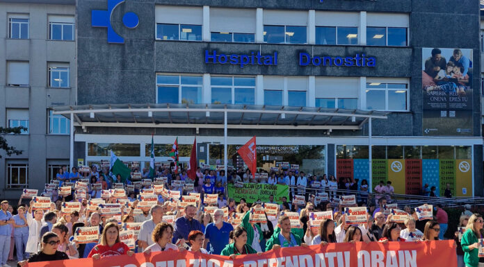 SATSE, ELA, LAB, CCOO y UGT inician las movilizaciones en Osakidetza para exigir derechos laborales y propuestas concretas