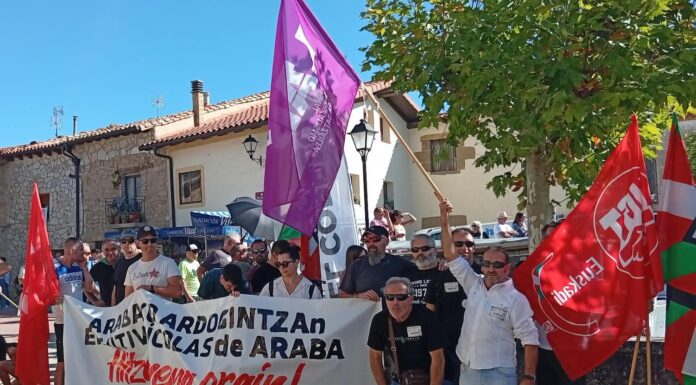 El sector vitivinícola de Araba intensificará las movilizaciones por sus condiciones laborales
